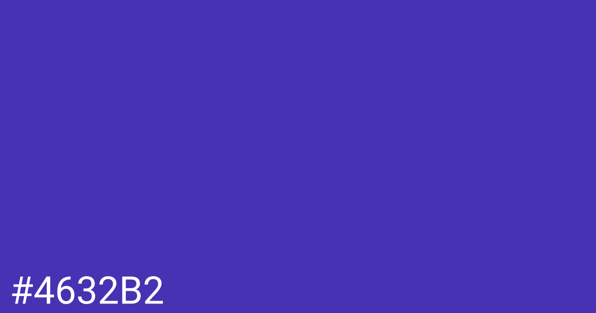 Hex color #4632b2 graphic