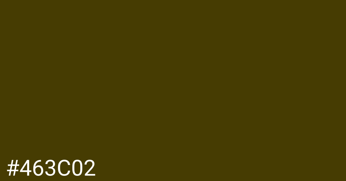 Hex color #463c02 graphic