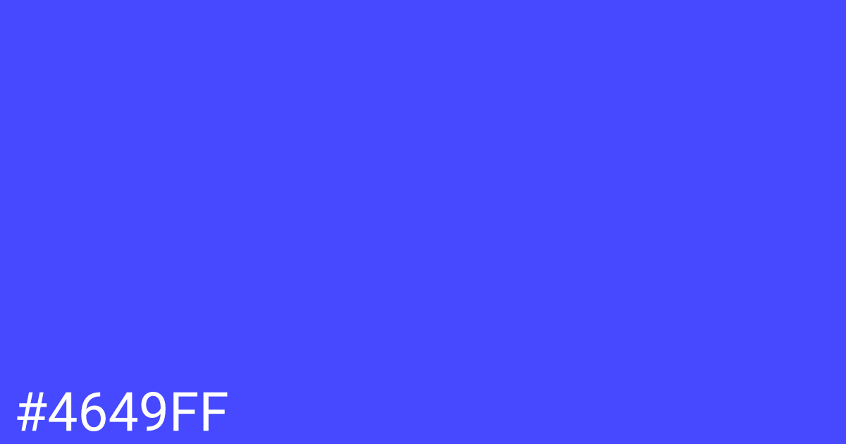 Hex color #4649ff graphic