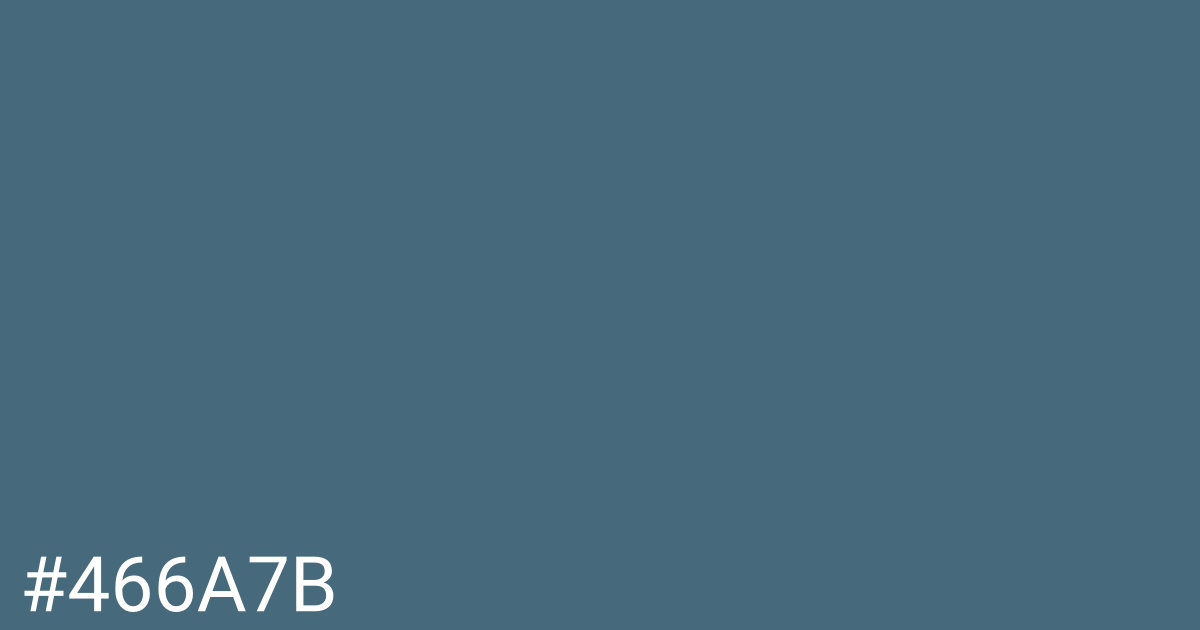 Hex color #466a7b graphic