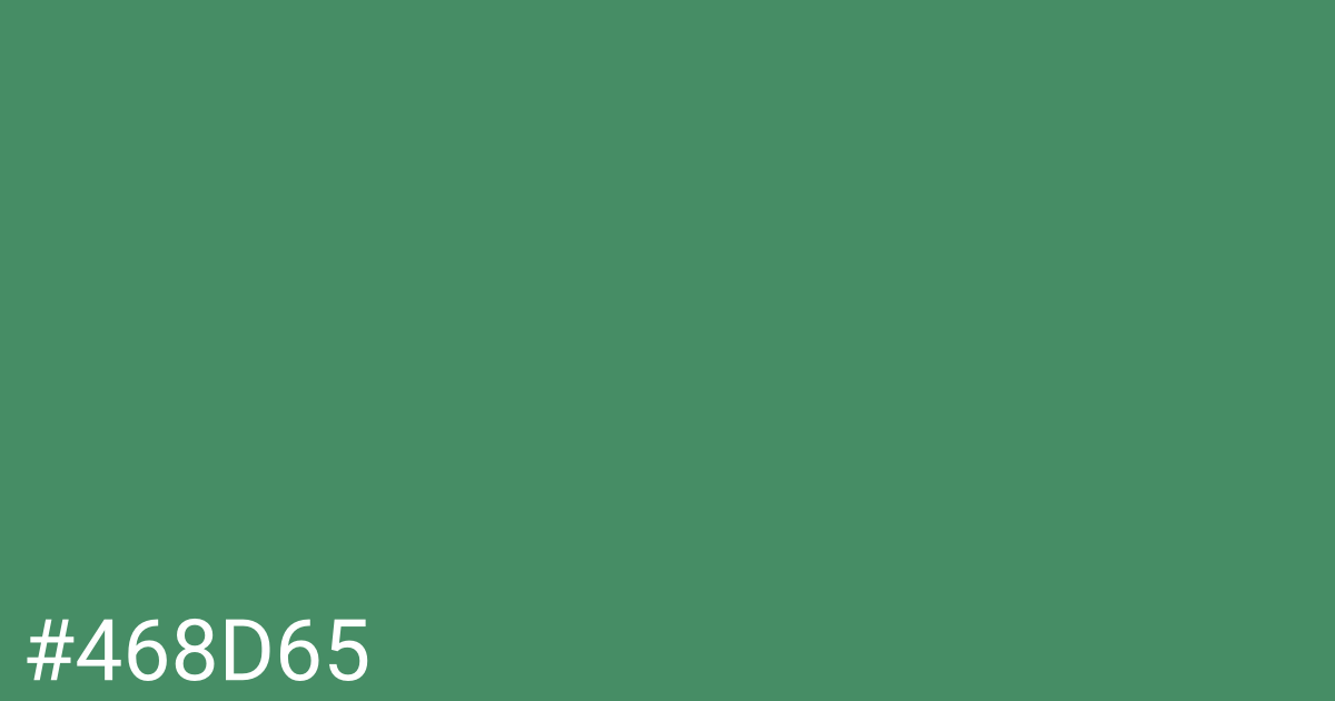 Hex color #468d65 graphic