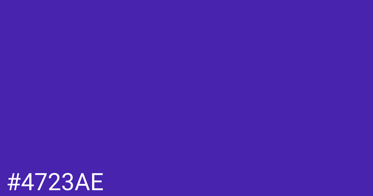 Hex color #4723ae graphic