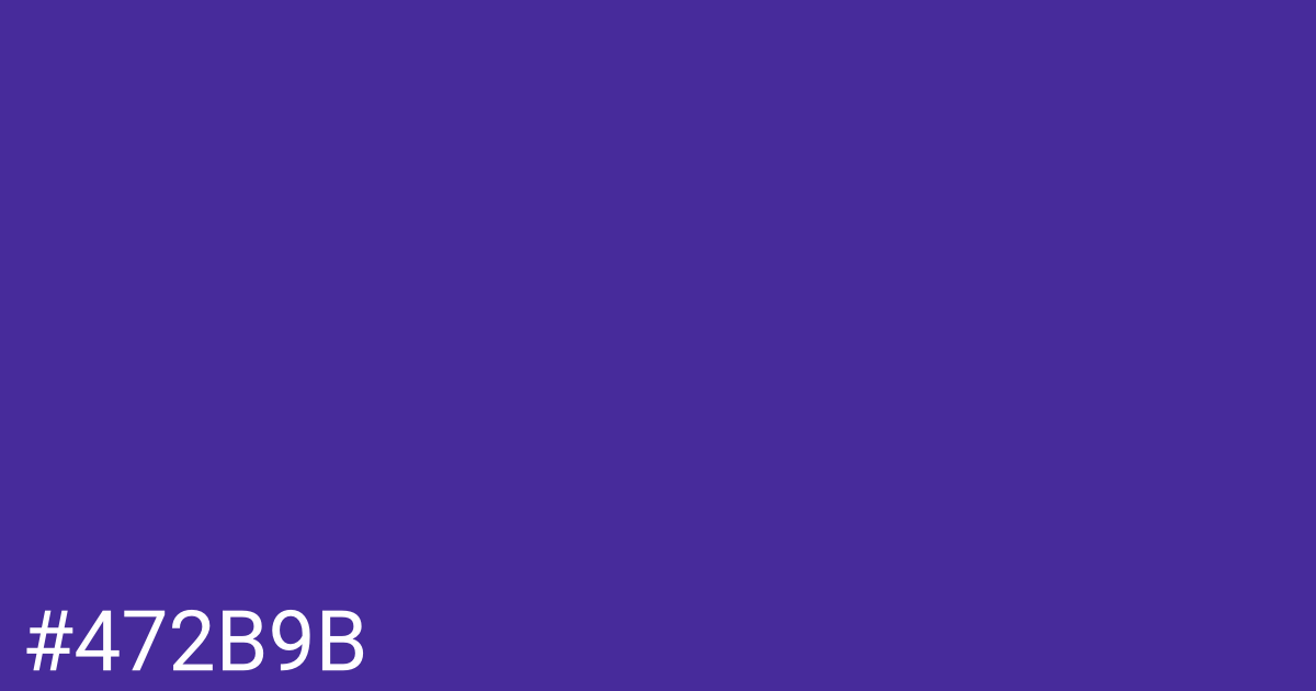 Hex color #472b9b graphic