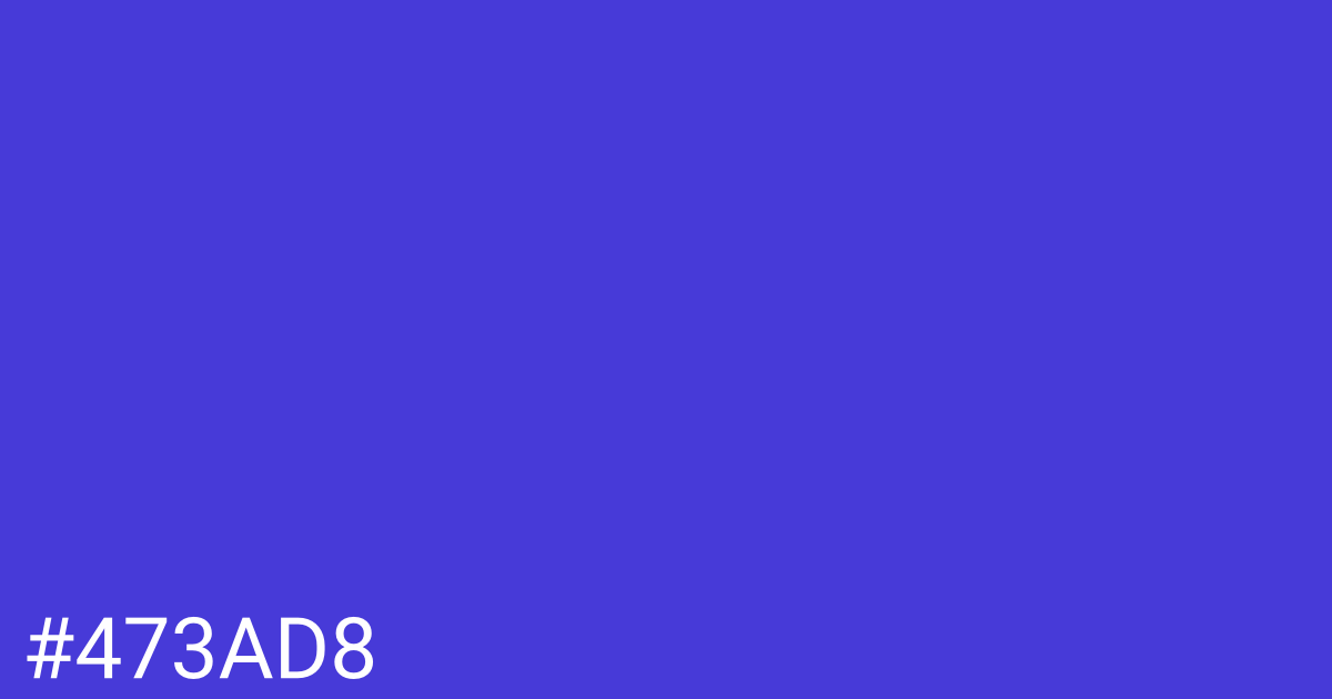 Hex color #473ad8 graphic