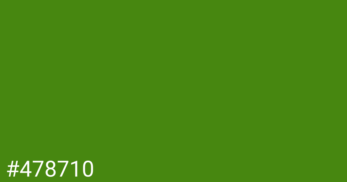 Hex color #478710 graphic