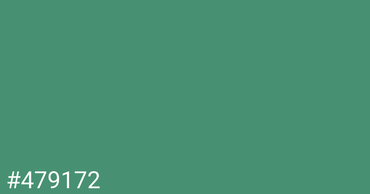 Hex color #479172 graphic