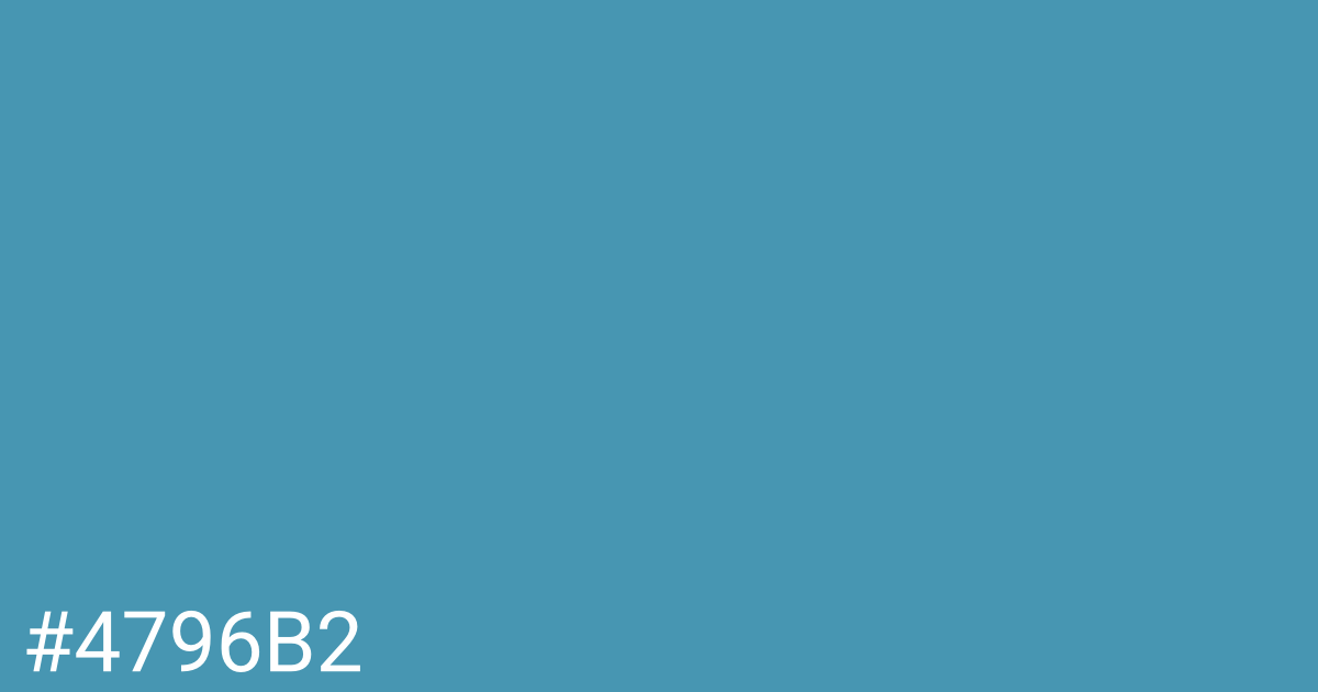 Hex color #4796b2 graphic