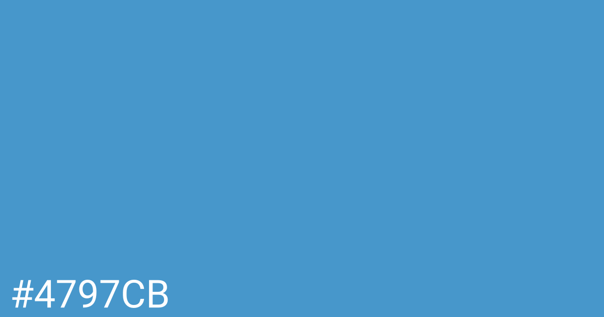 Hex color #4797cb graphic