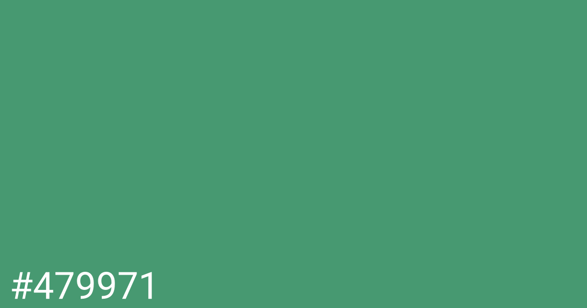 Hex color #479971 graphic