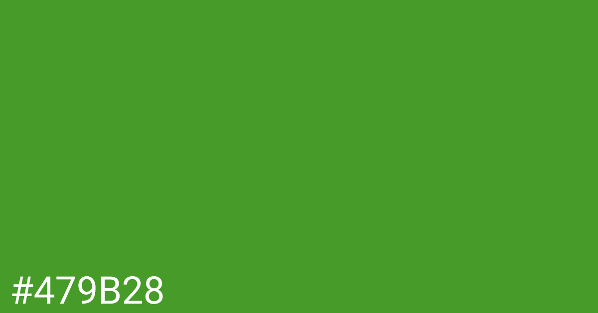 Hex color #479b28 graphic