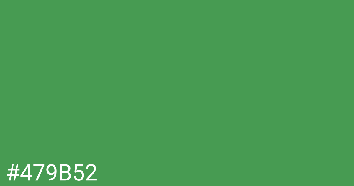 Hex color #479b52 graphic