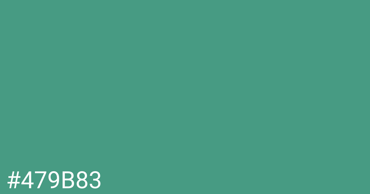 Hex color #479b83 graphic