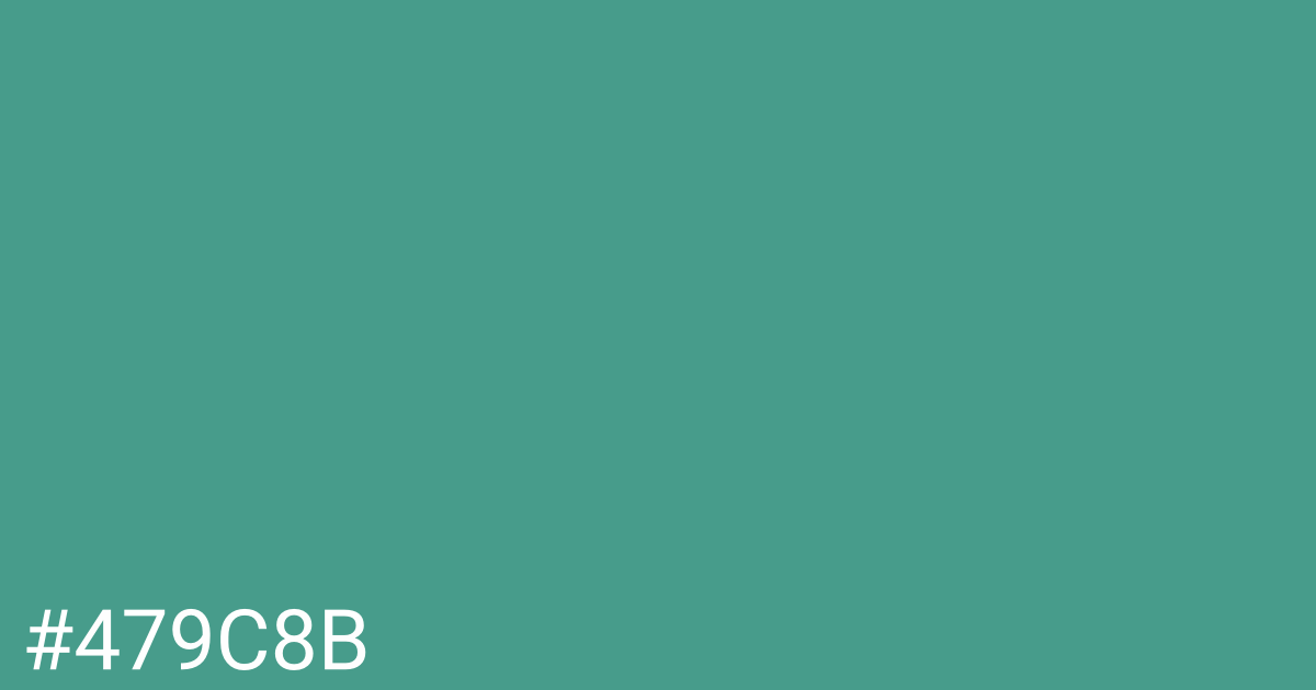 Hex color #479c8b graphic