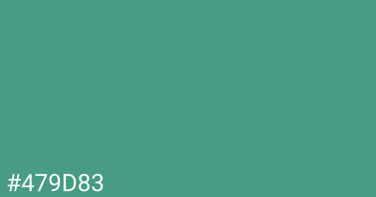 Hex color #479d83 graphic