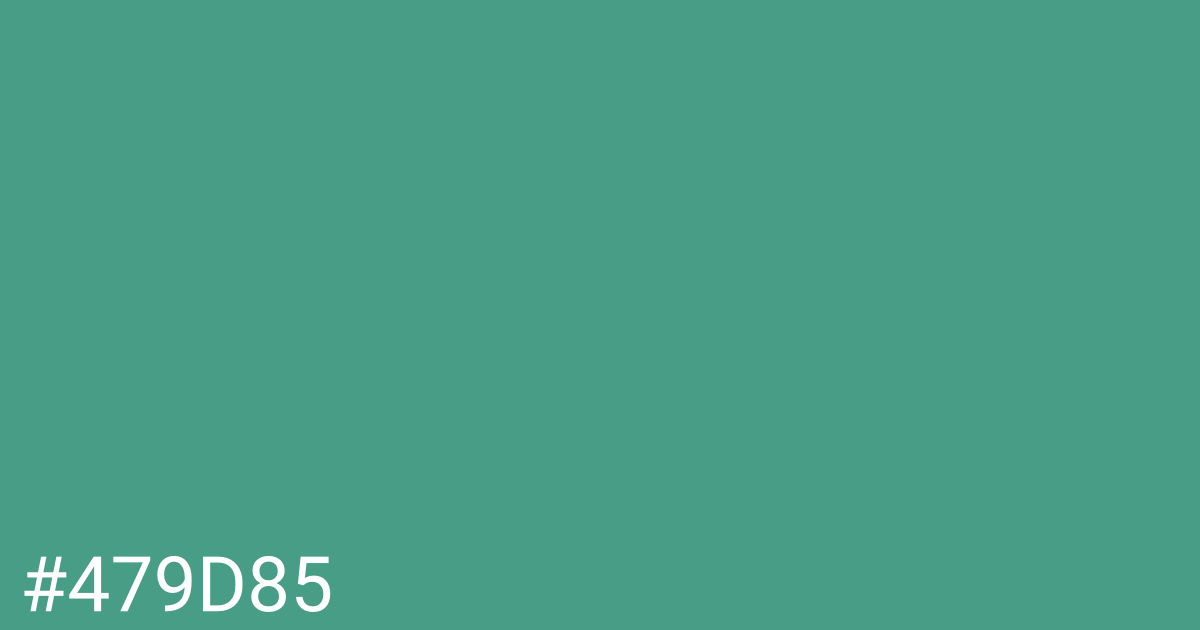 Hex color #479d85 graphic