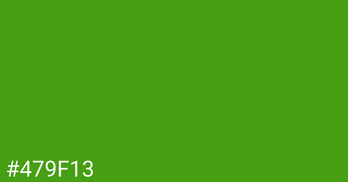 Hex color #479f13 graphic