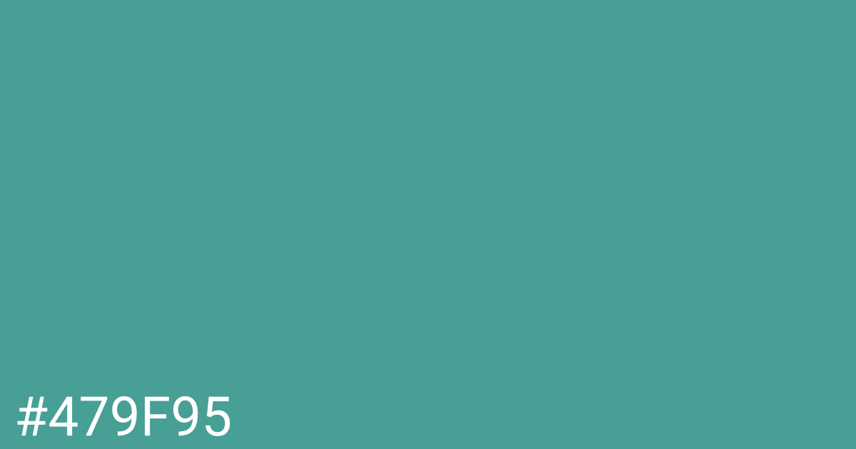 Hex color #479f95 graphic