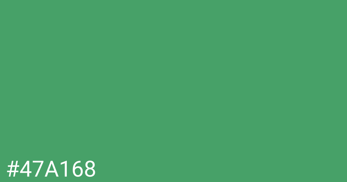 Hex color #47a168 graphic