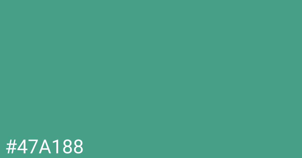 Hex color #47a188 graphic