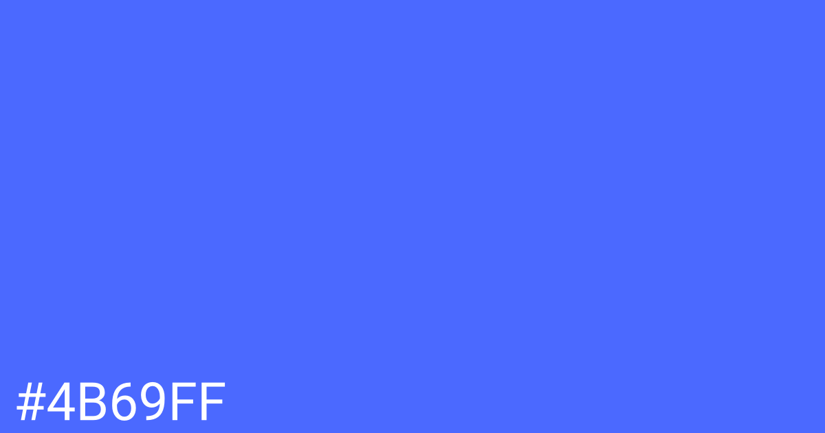 Hex color #4b69ff graphic