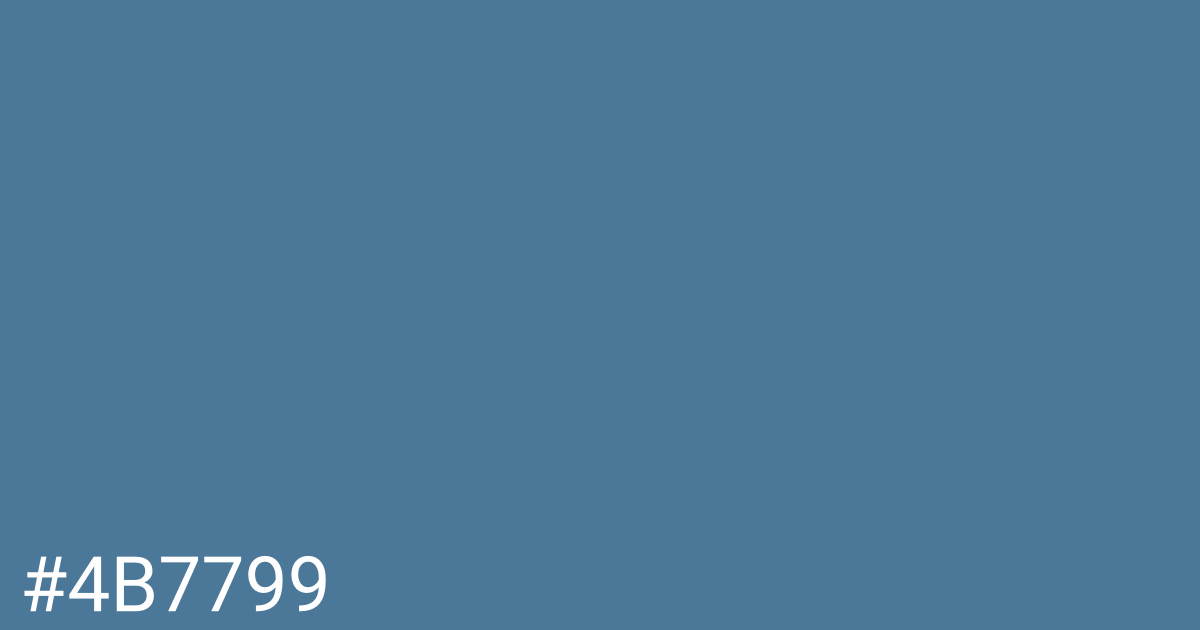Hex color #4b7799 graphic