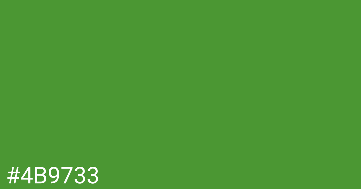 Hex color #4b9733 graphic