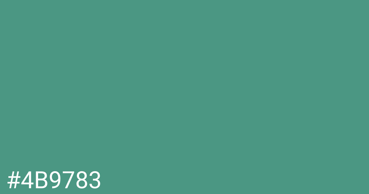 Hex color #4b9783 graphic