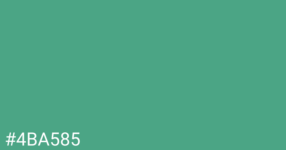 Hex color #4ba585 graphic