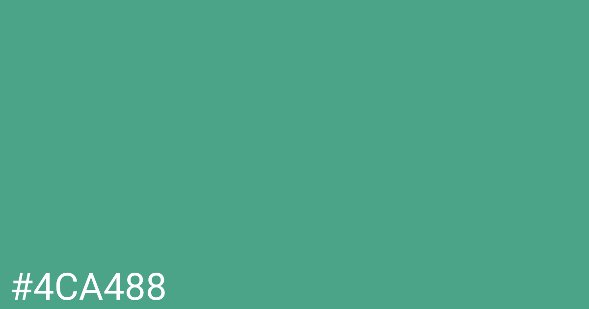 Hex color #4ca488 graphic