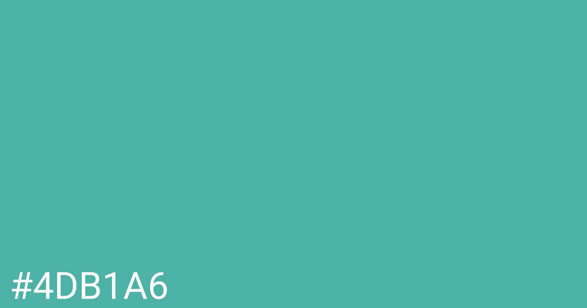Hex color #4db1a6 graphic