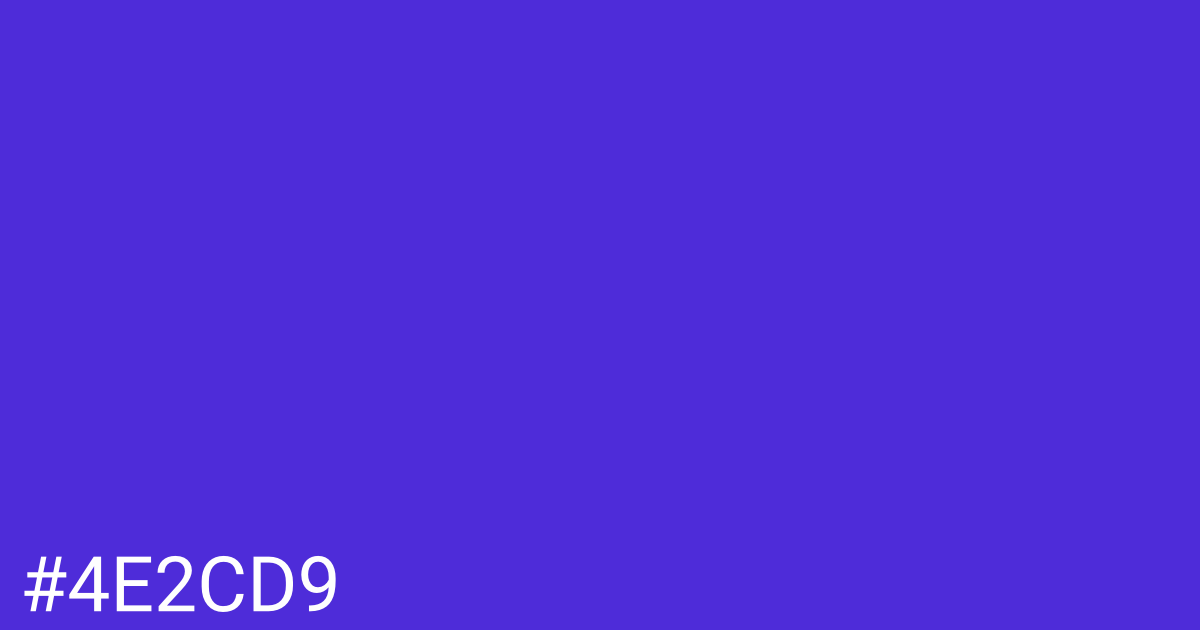 Hex color #4e2cd9 graphic