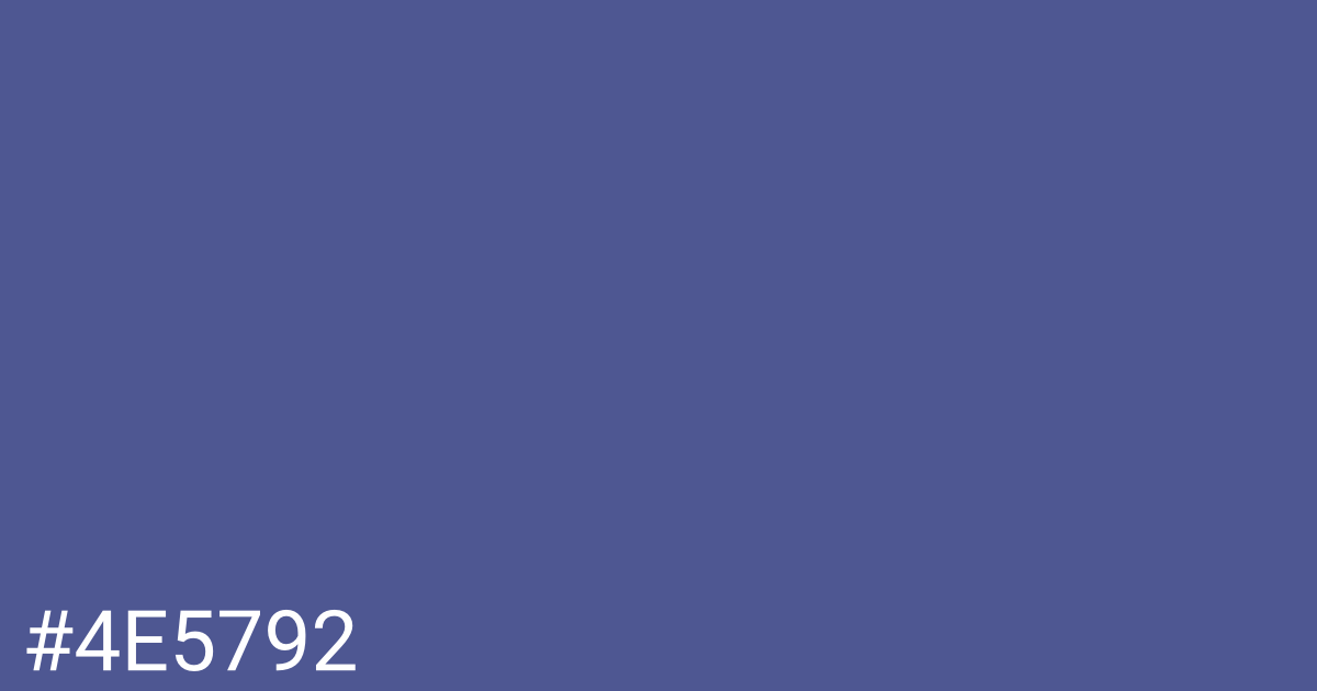 Hex color #4e5792 graphic