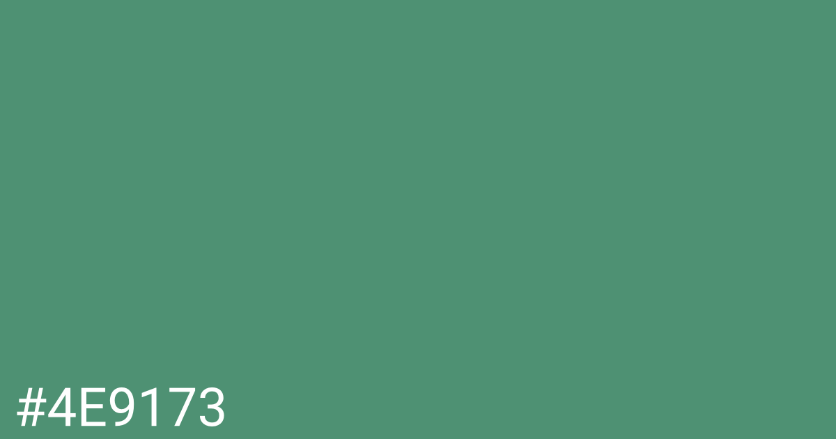 Hex color #4e9173 graphic