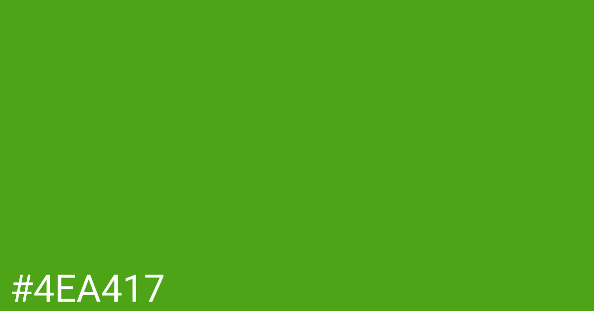 Hex color #4ea417 graphic