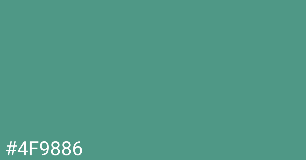 Hex color #4f9886 graphic