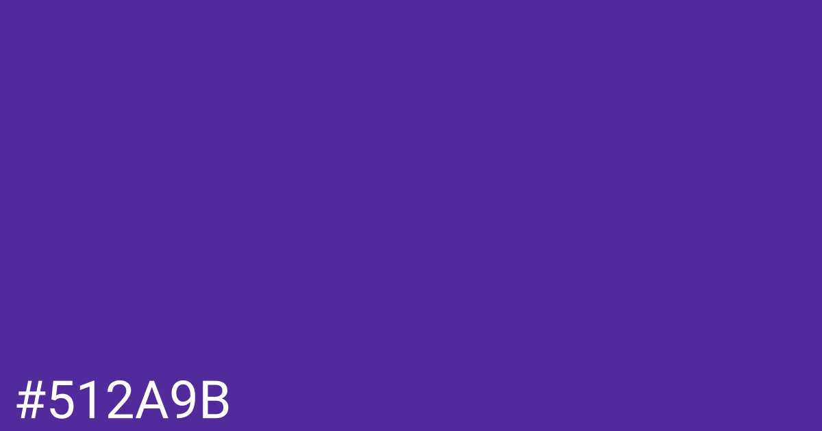 Hex color #512a9b graphic