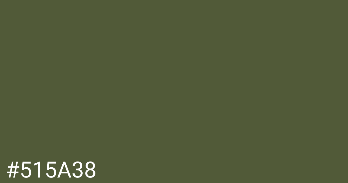 Hex color #515a38 graphic