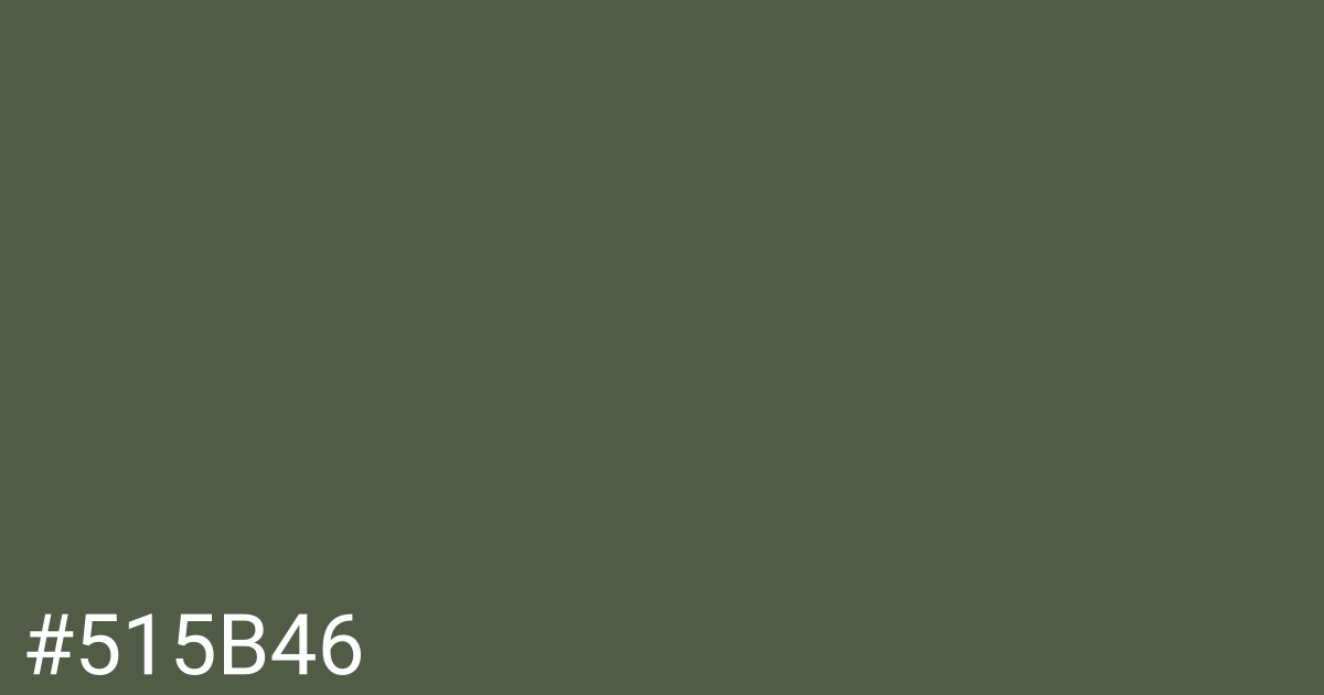 Hex color #515b46 graphic