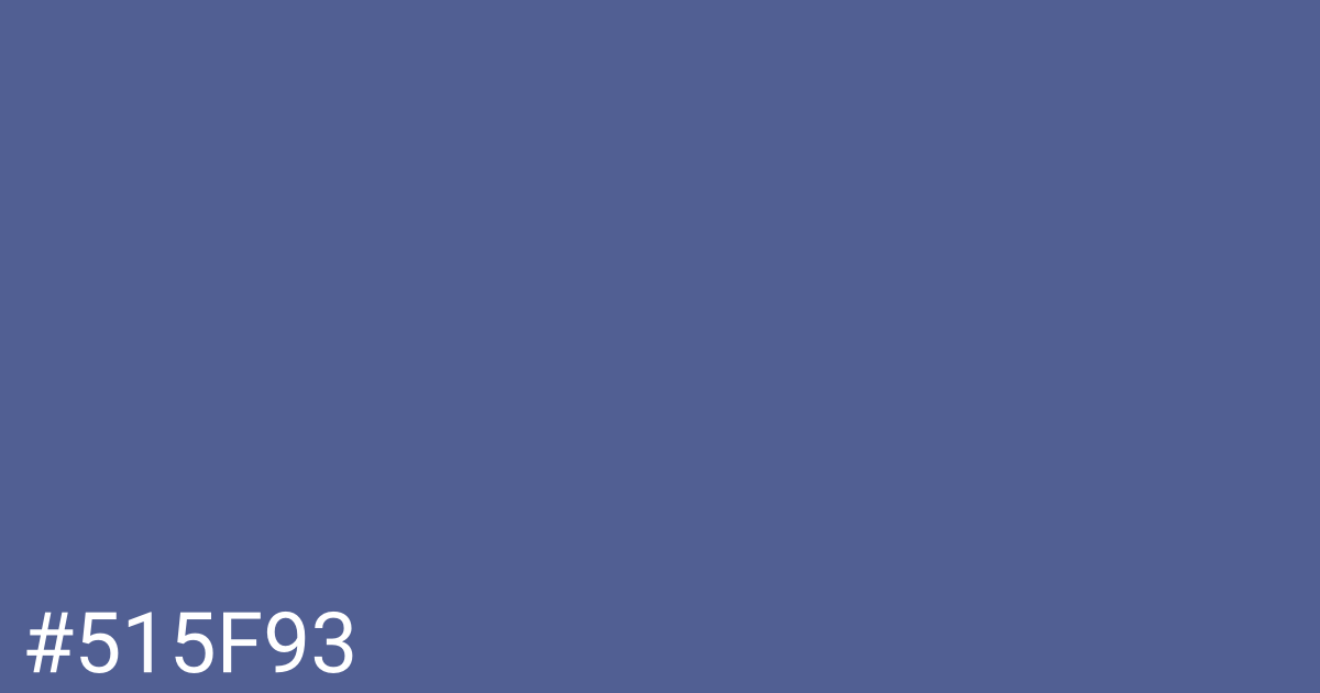 Hex color #515f93 graphic