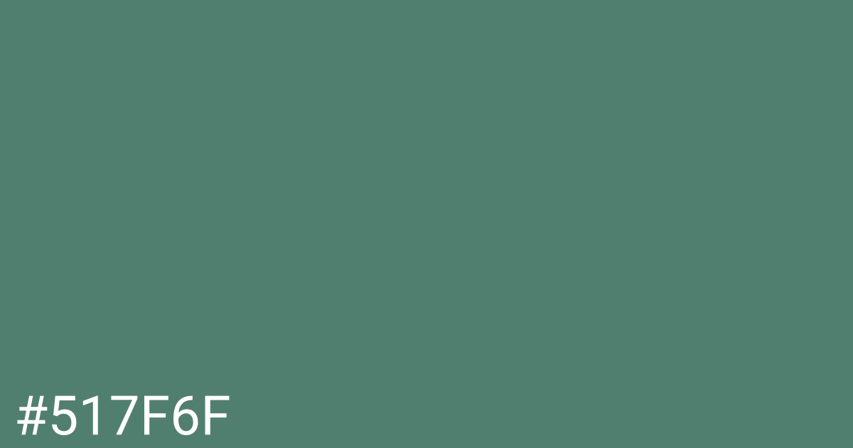 Hex color #517f6f graphic