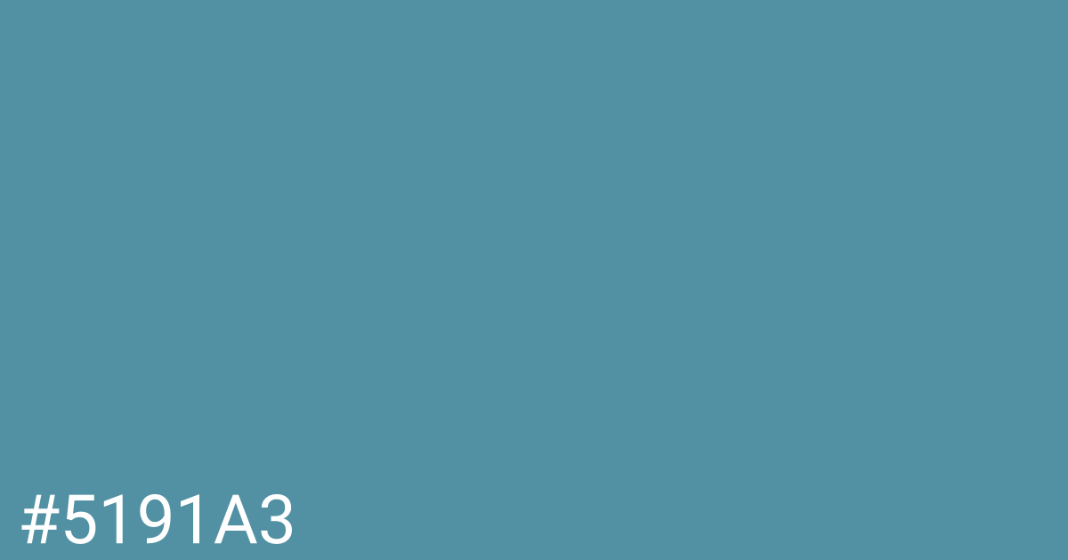 Hex color #5191a3 graphic