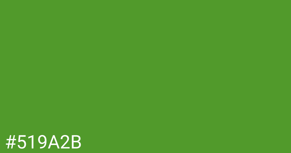 Hex color #519a2b graphic