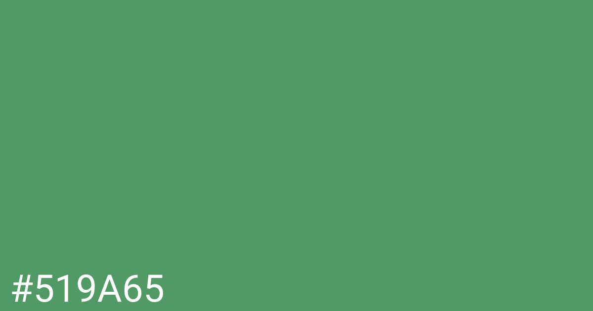 Hex color #519a65 graphic