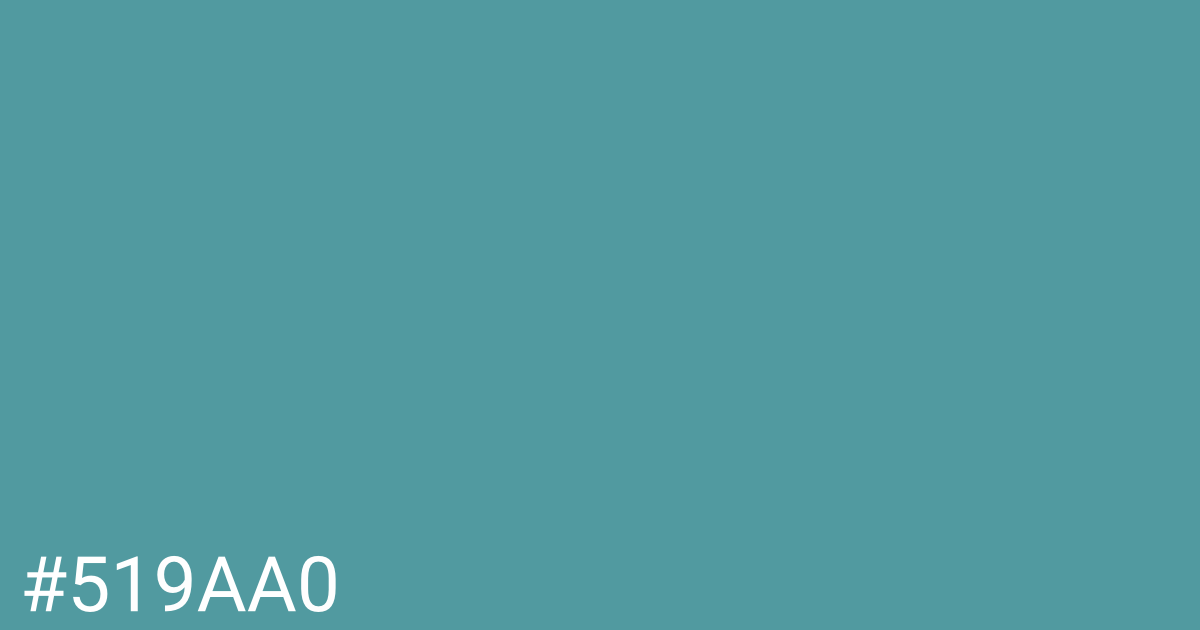 Hex color #519aa0 graphic