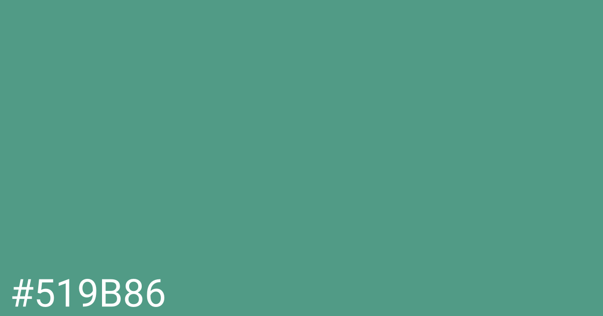 Hex color #519b86 graphic