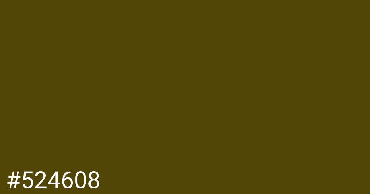 Hex color #524608 graphic