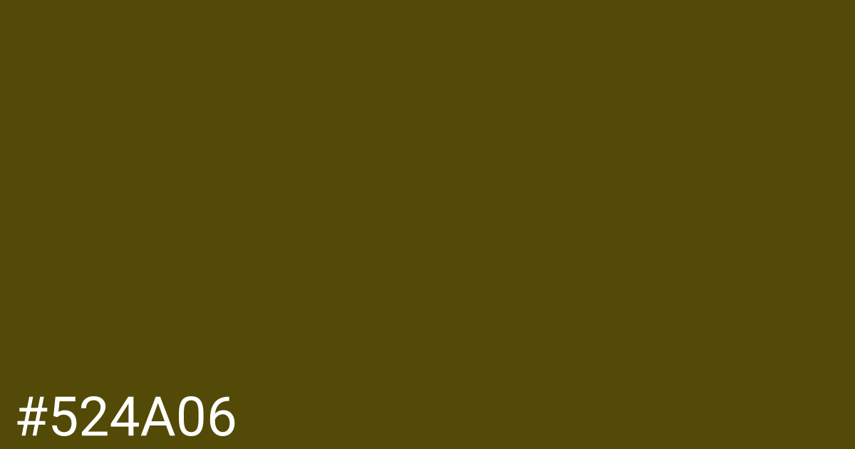 Hex color #524a06 graphic
