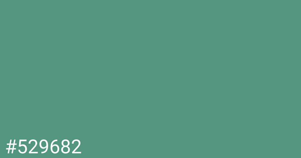 Hex color #529682 graphic