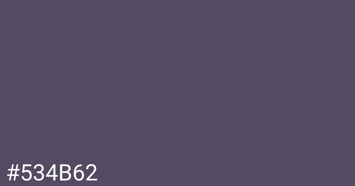 Hex color #534b62 graphic