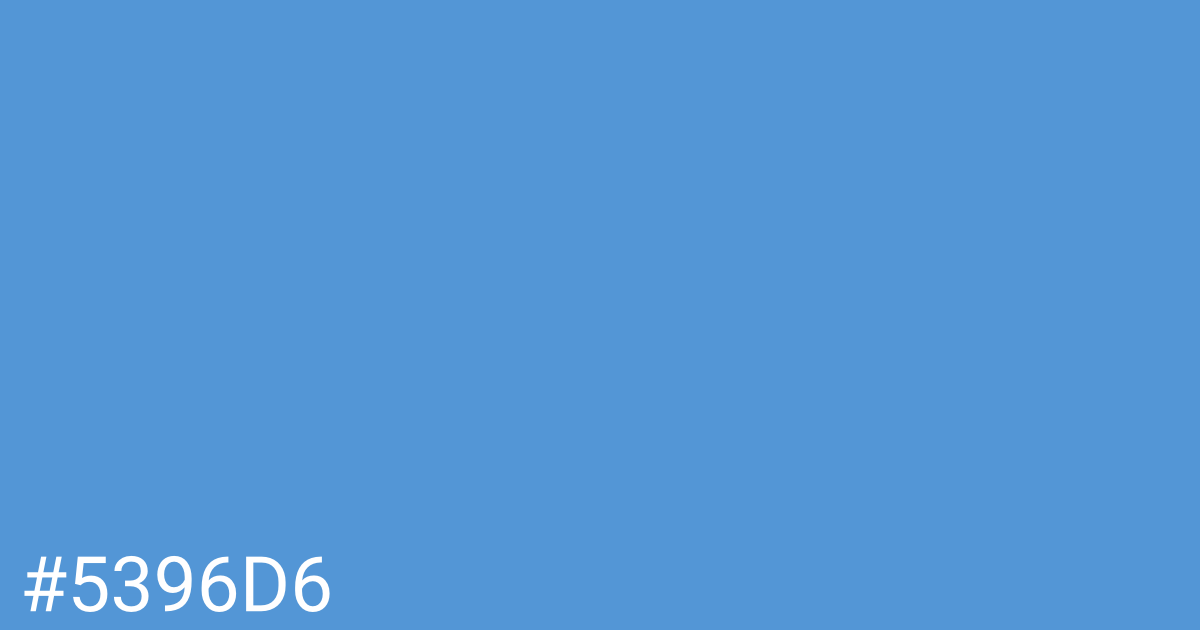 Hex color #5396d6 graphic